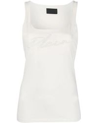 Philipp Plein - Tanktop Met Geborduurd Logo - Lyst