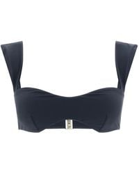 Magda Butrym - Retro-Style Wide-Strap Bikini Top - Lyst