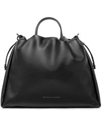 Brunello Cucinelli - Große Bucket-Bag Aus Soft-Leder - Lyst