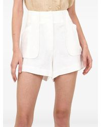 CHRISTY LYNN - Bow-Detail Side-Pocket Shorts - Lyst