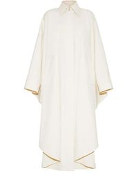 Adam Lippes - Cotton-Twill Poncho - Lyst