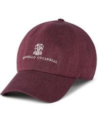 Brunello Cucinelli - Baseballkappe Mit Logo-Stickerei - Lyst