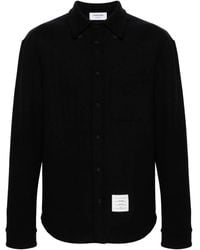 Thom Browne - Katoenen Shirtjack Met Visgraat-Patroon - Lyst