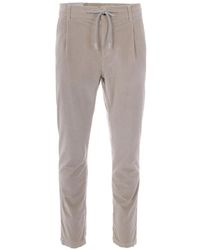 Eleventy - Corduroy Drawstring Trousers - Lyst