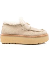 Prada - Loafer aus Wildleder - Lyst