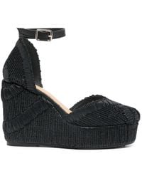 Castañer - Charmie Ankle-Strap Platform Espadrilles - Lyst
