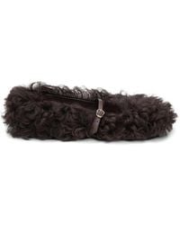 Dorothee Schumacher - Furry Fantasy Curly-Sheepskin Ballet Flats - Lyst