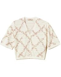 Twinset - Floral-Pattern Cardigan - Lyst