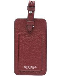 Aspinal of London - Leather Luggage Tag - Lyst