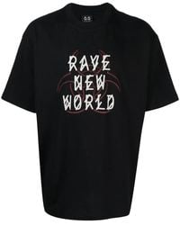 44 Label Group - T-Shirt En Coton À Imprimé Graphique - Lyst