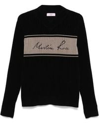 Martine Rose - シェニール Vネックセーター - Lyst