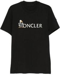Moncler - Logo-Print Crew-Neck T-Shirt - Lyst