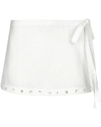STAUD - Zandra Mini-Rok - Lyst