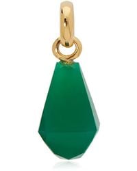 Monica Vinader - Geometric Gemstone Pendant Charm - Lyst