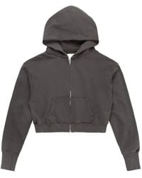 Les Tien - Zendaya Cropped Zip Hoodie - Lyst