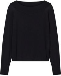 Closed - Boat-Neck Long-Sleeve Sweater - Lyst