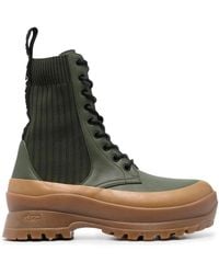 Stella McCartney - Trace Lace-Up Ankle Boots - Lyst