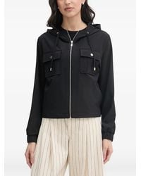 Joseph Ribkoff - Hooded Flap-Pocket Jacket - Lyst