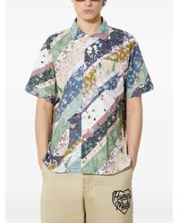 Engineered Garments - Camicia Con Design Patchwork - Lyst