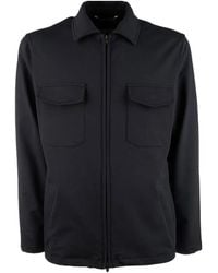 KIRED - Pocket-Detail Zip-Up Shirt Jacket - Lyst