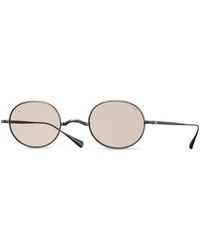 Eyevan 7285 - 901E Round-Frame Sunglasses - Lyst