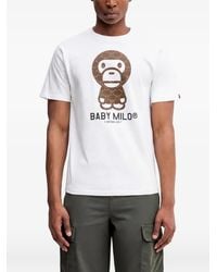 A Bathing Ape - Baby Milo Graphic-Print T-Shirt - Lyst