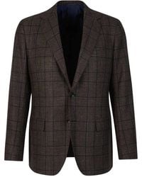Sartorio Napoli - Checked Wool-Blend Blazer - Lyst