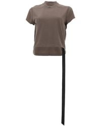 Rick Owens - Strap-Detail T-Shirt - Lyst