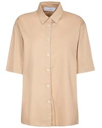 Gaelle Paris - Short-Sleeve Cotton Shirt - Lyst