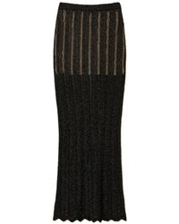 Twinset - Knitted Maxi Skirt - Lyst