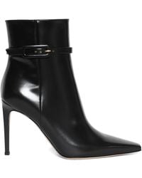Gianvito Rossi - Tokio 95mm レザーアンクルブーツ - Lyst