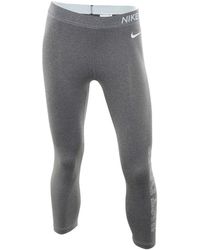 Nike - Pro Logo-Print Leggings - Lyst