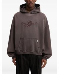 Represent - Embroidered Hooded Sweatshirt - Lyst