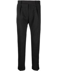 Paul Smith - Mélange-effect Tapered Wool Trousers - Lyst