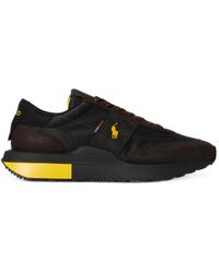 Polo Ralph Lauren - Train 89 Suede-Panelled Trainers - Lyst