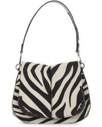 Gianni Chiarini - Sac Porté Épaule Helena À Imprimé Zébré - Lyst