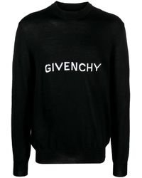 Givenchy - Trui Met Geborduurd Logo - Lyst