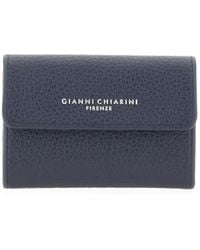 Gianni Chiarini - Dollaro Hammered Leather Wallet - Lyst