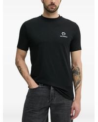 KARL LAGERFELD - Logo-Print Floral-Motif T-Shirt - Lyst