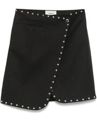 Coperni - Falda corta cruzada con apliques - Lyst