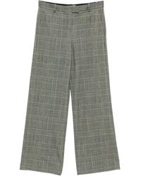 Circolo 1901 - Check-Print Tailored Trousers - Lyst