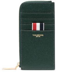 Thom Browne - Zip-up Leather Card Holder - Lyst