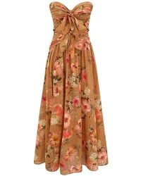 Zimmermann - Mahon Floral-print Midi Dress - Lyst