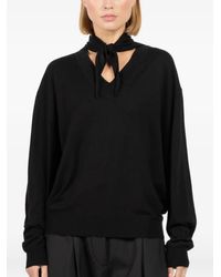Plan C - Jersey con cuello en V - Lyst