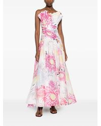chinese dress ladies Aje Planetary Maxi Dress in Abstract Fern Passion main image 0