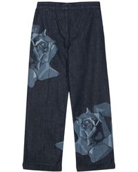 KENZO - Rose Straight-leg Jeans - Lyst