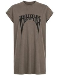 Rick Owens - Graphic-Print Cap-Sleeve T-Shirt - Lyst