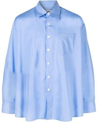 Our Legacy Baumwolle Hemd Heusen aus Baumwolle und Seide in Blau für Herren Herren Bekleidung Hemden Freizeithemden und Hemden 