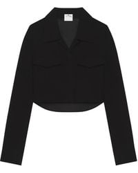 Courreges - Cropped-Hemd aus Baumwolle - Lyst