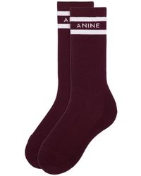 Anine Bing - Sully Sporty Socks - Lyst